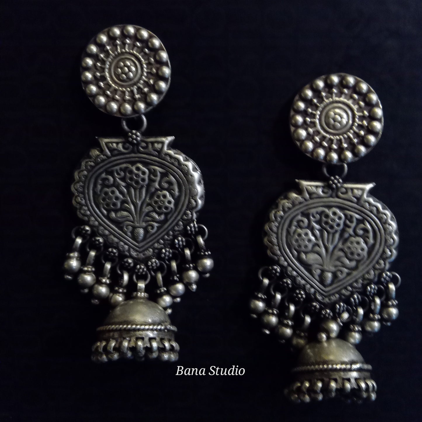 Tribal Sil Earrings