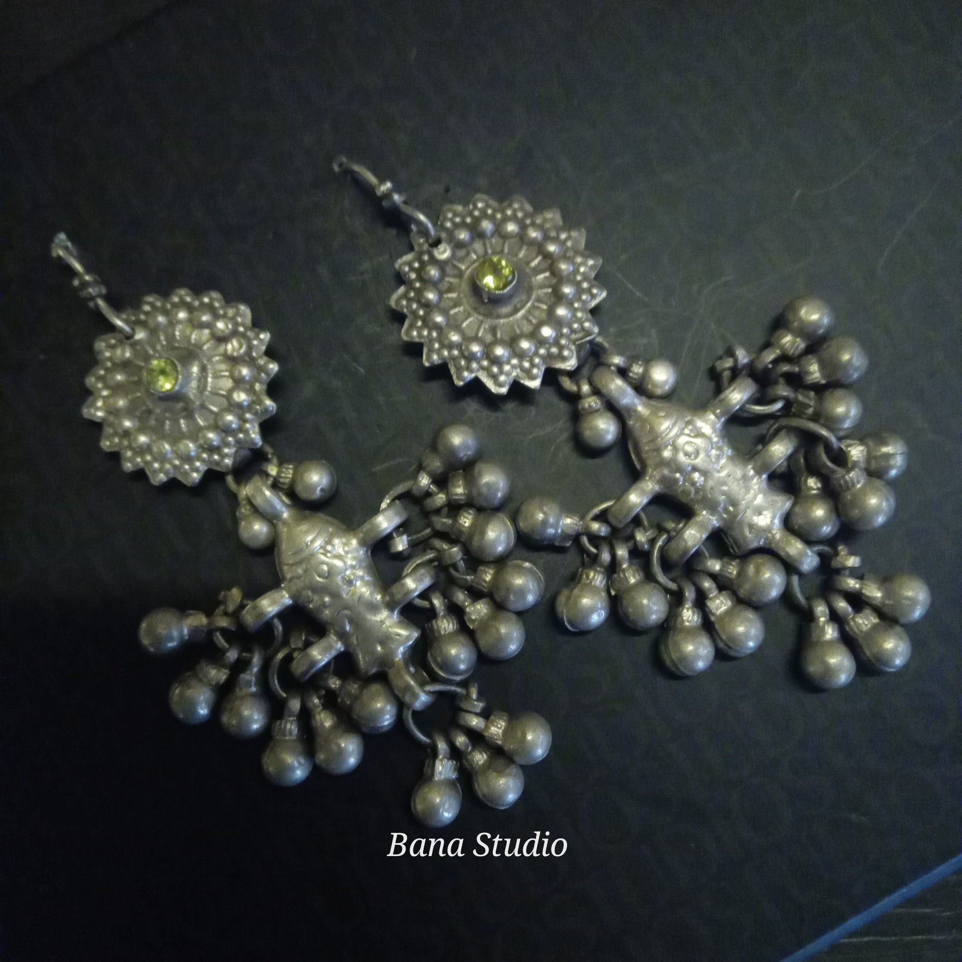 Tribal Sil Earrings Bana Studio