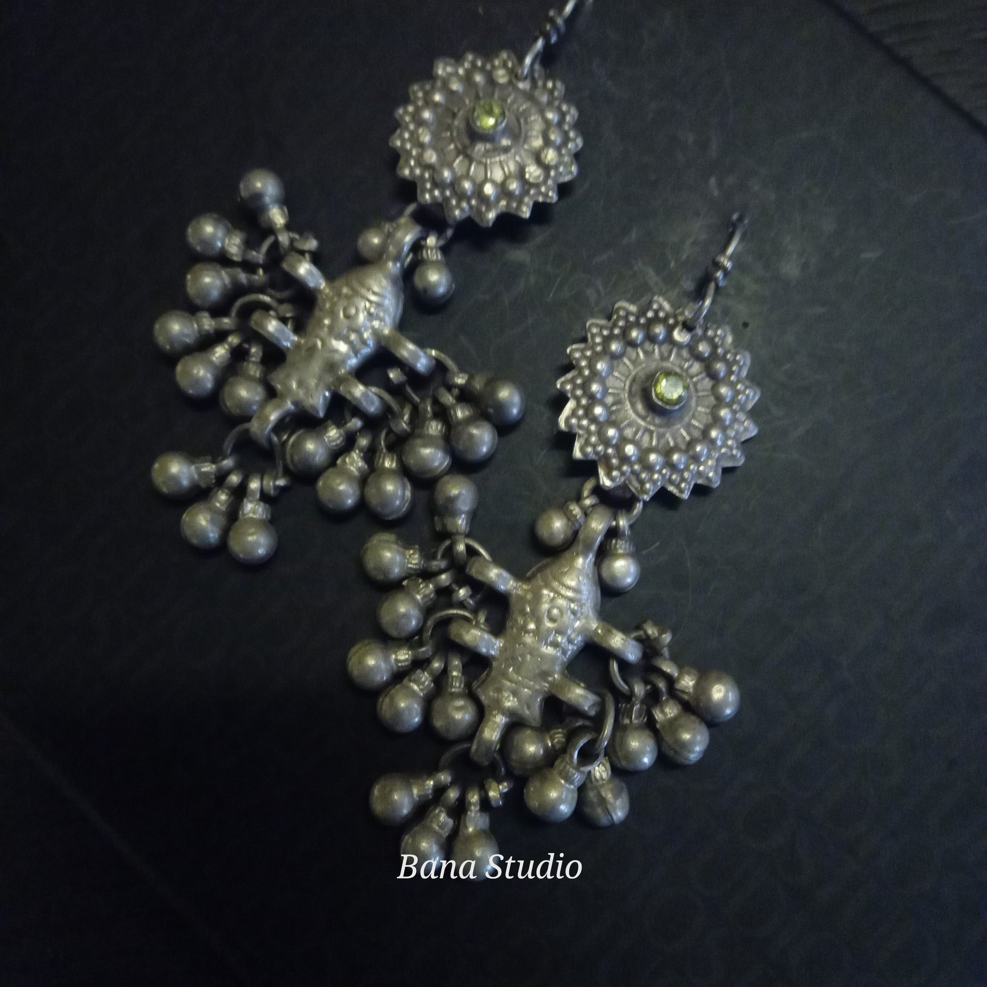 Tribal Sil Earrings Bana Studio