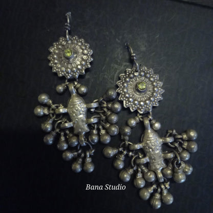 Tribal Sil Earrings Bana Studio