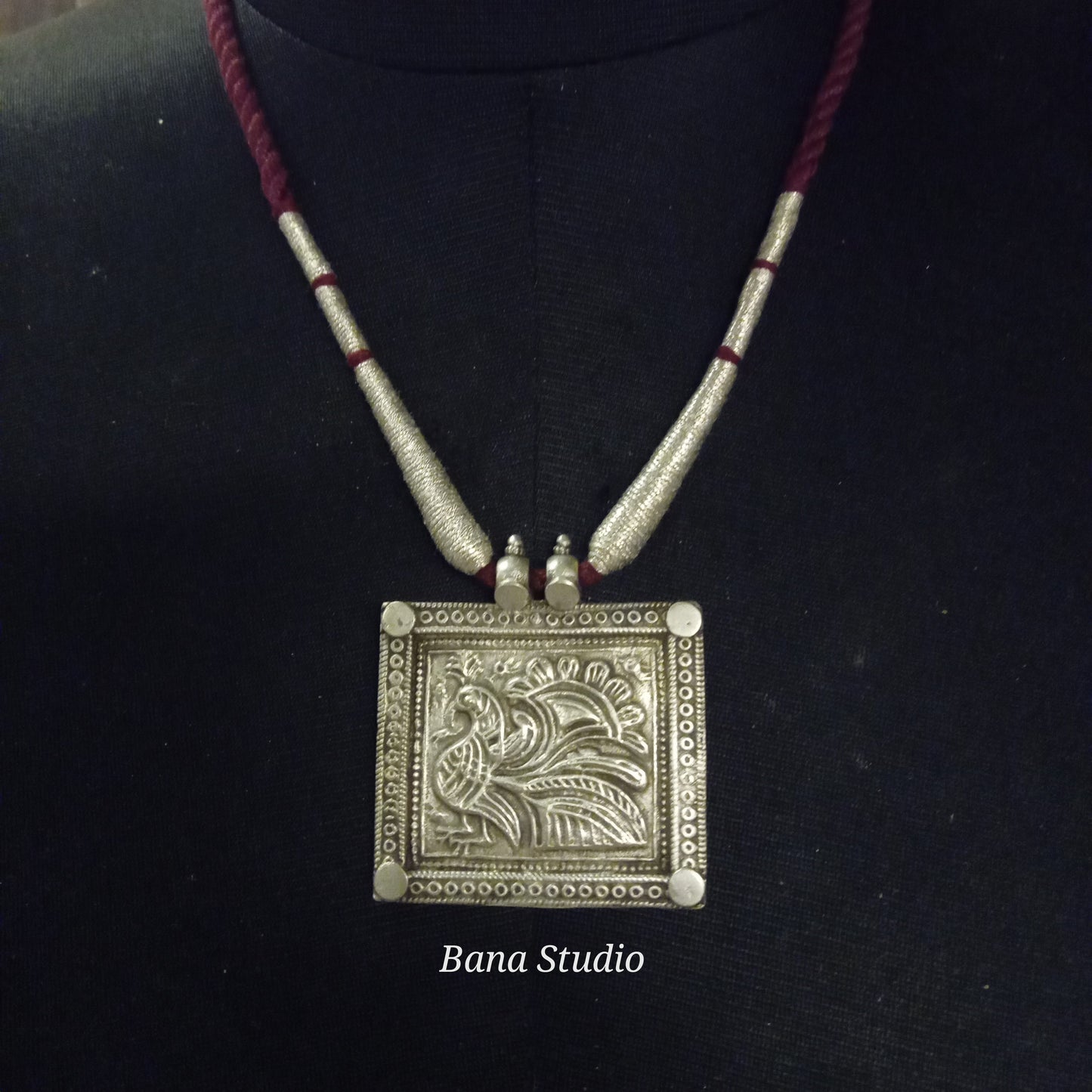 Tribal Sil Pendant Bana Studio