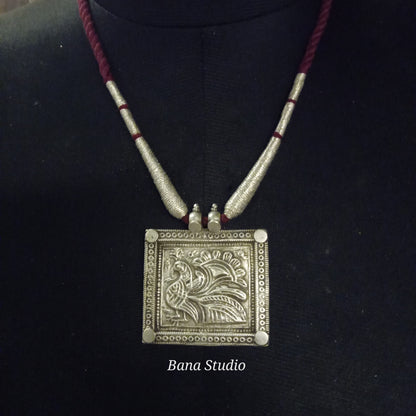 Tribal Sil Pendant Bana Studio