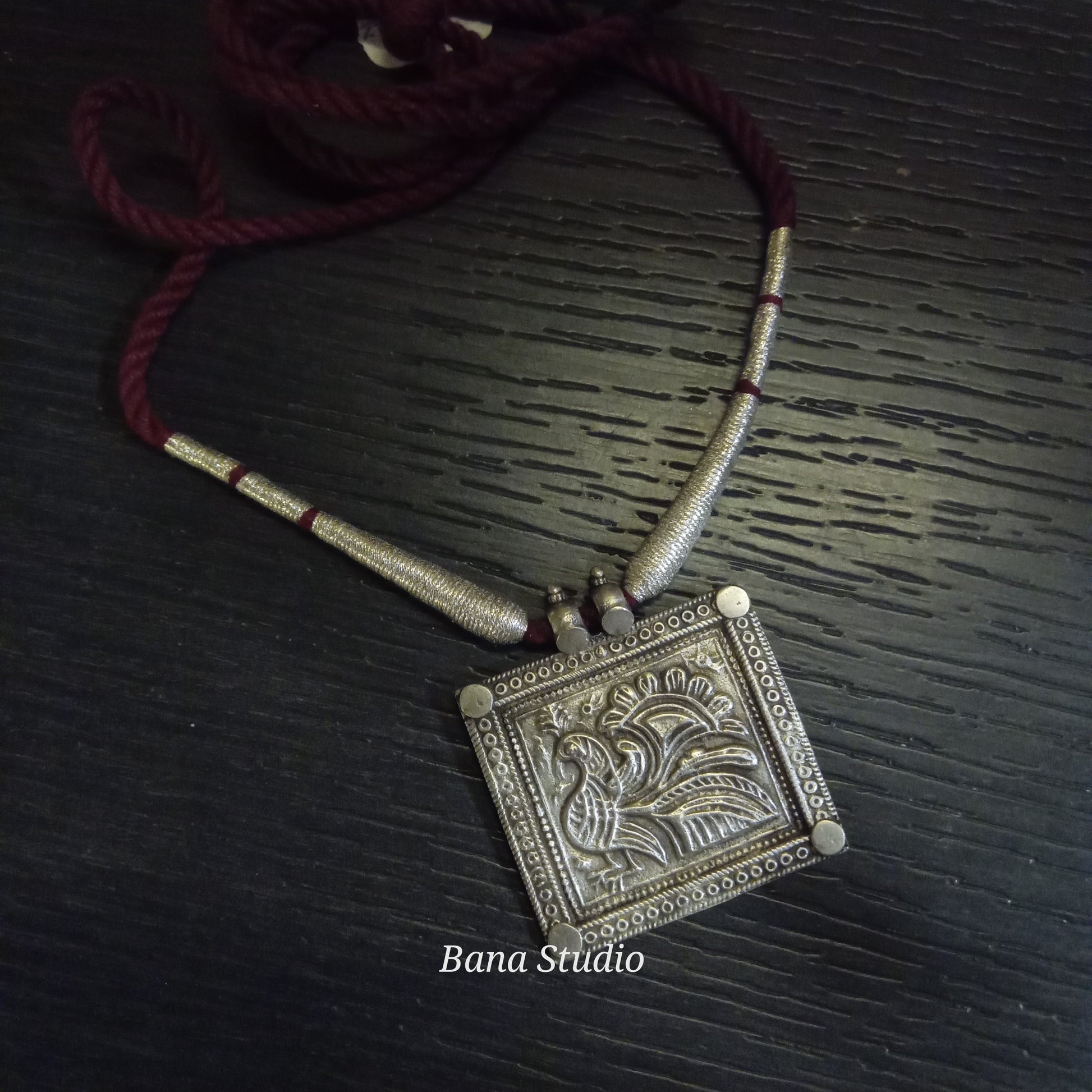 Tribal Sil Pendant Bana Studio