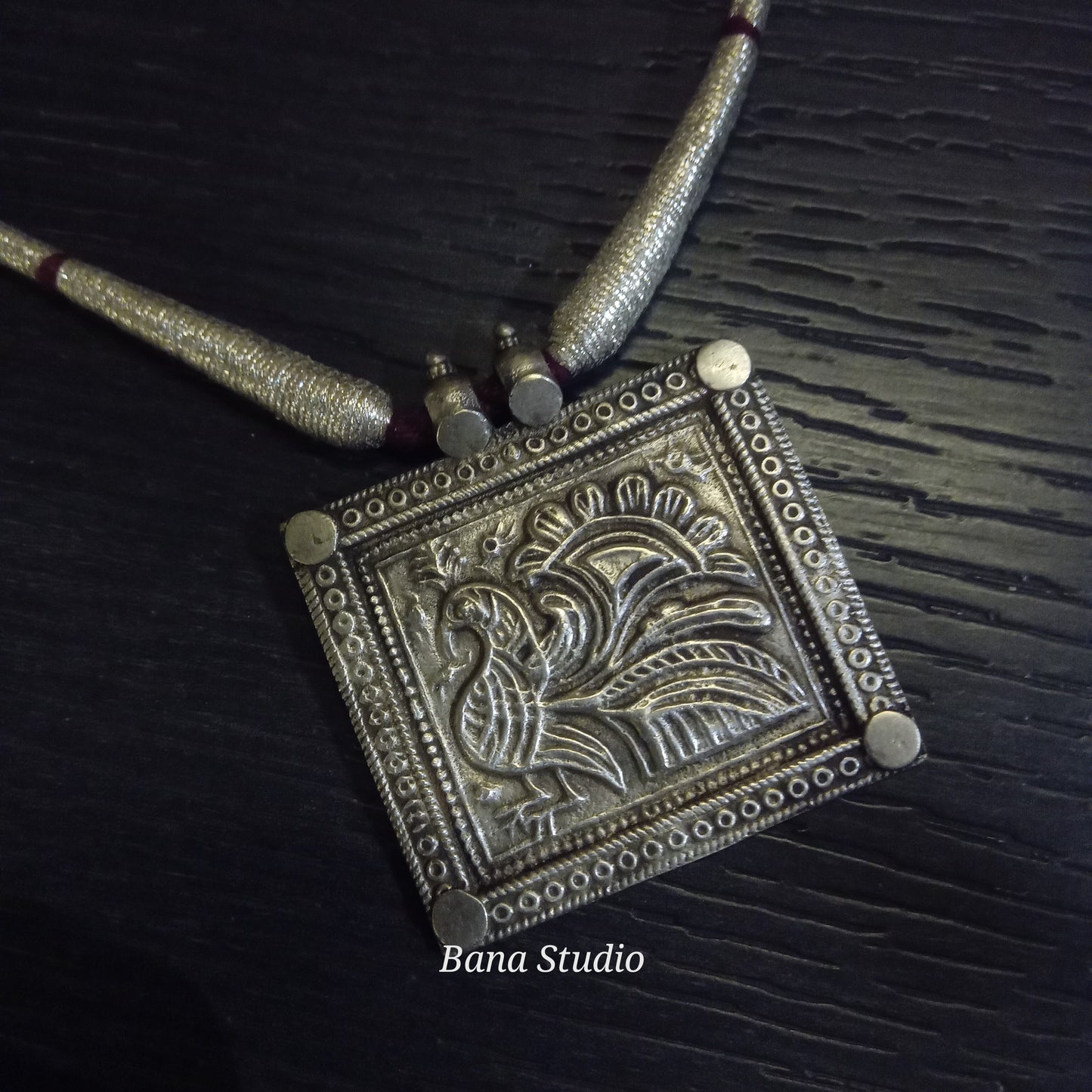Tribal Sil Pendant Bana Studio