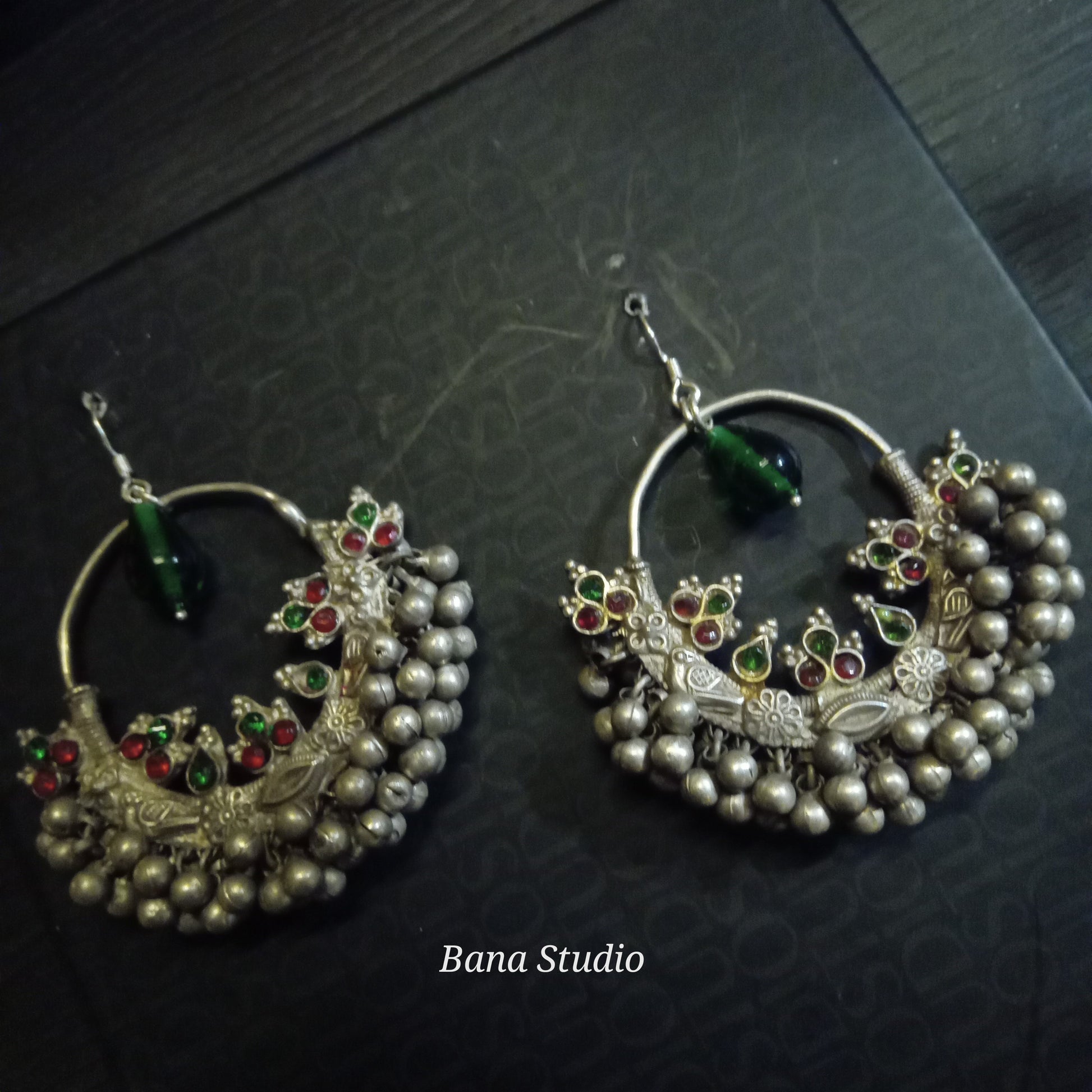 Tribal Sil Earrings Bana Studio