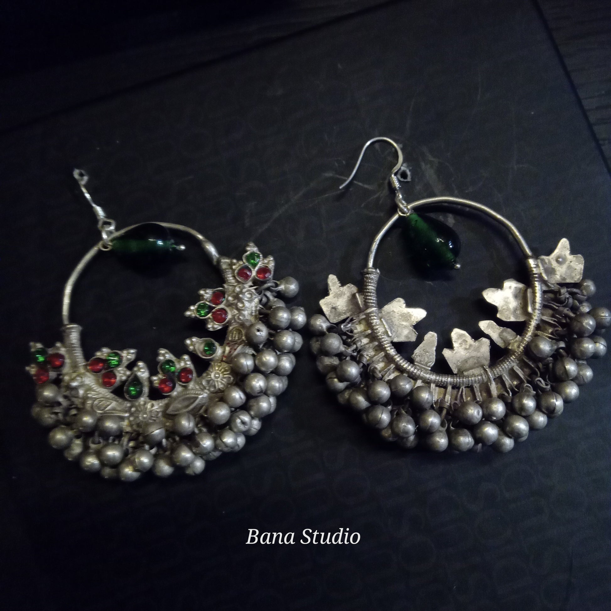 Tribal Sil Earrings Bana Studio