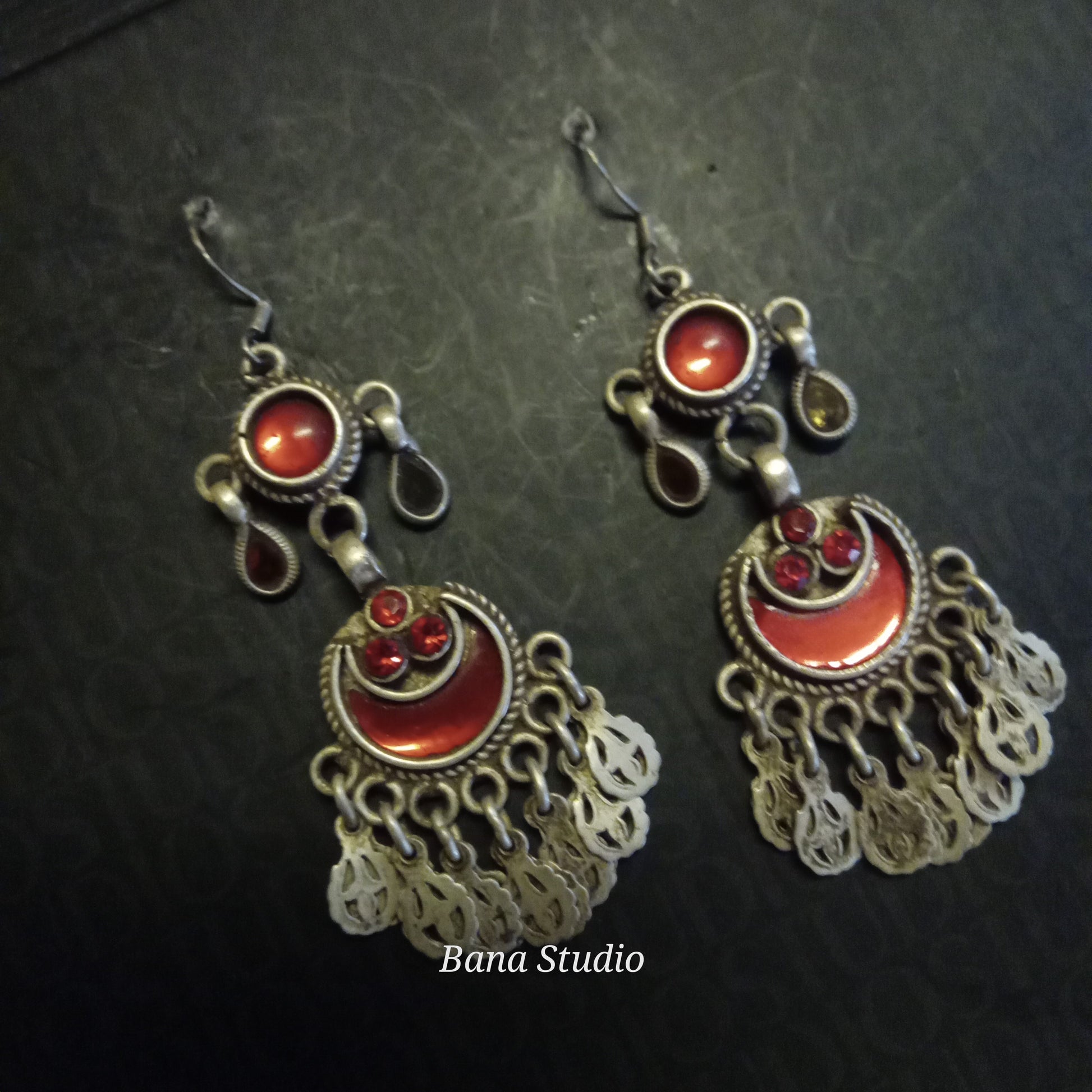 Tribal sil Earrings Bana Studio