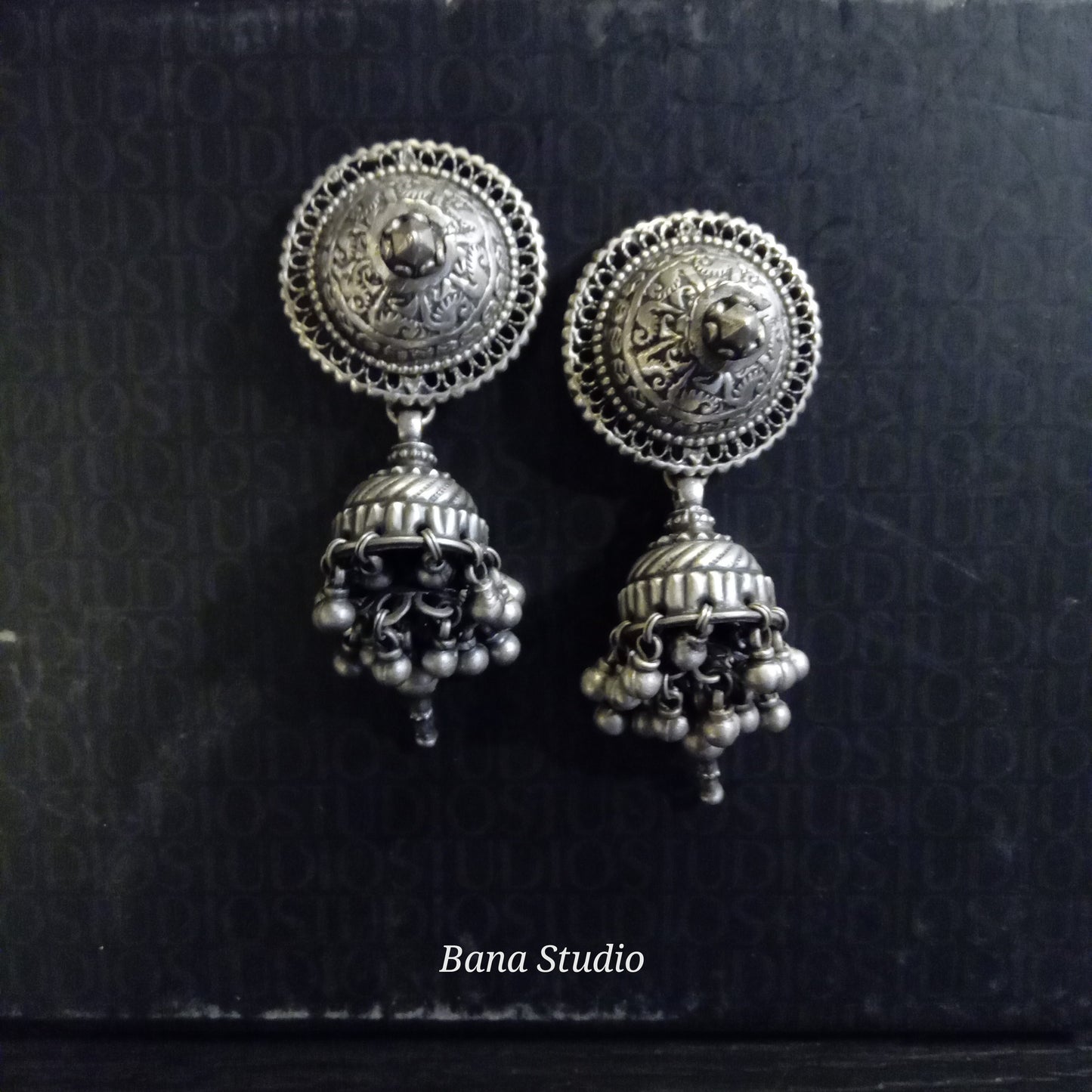 Tribal jhumka Earrings Bana Studio