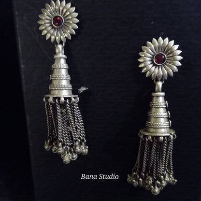 Tribal Sil Earrings Bana Studio