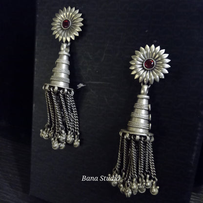 Tribal Sil Earrings Bana Studio