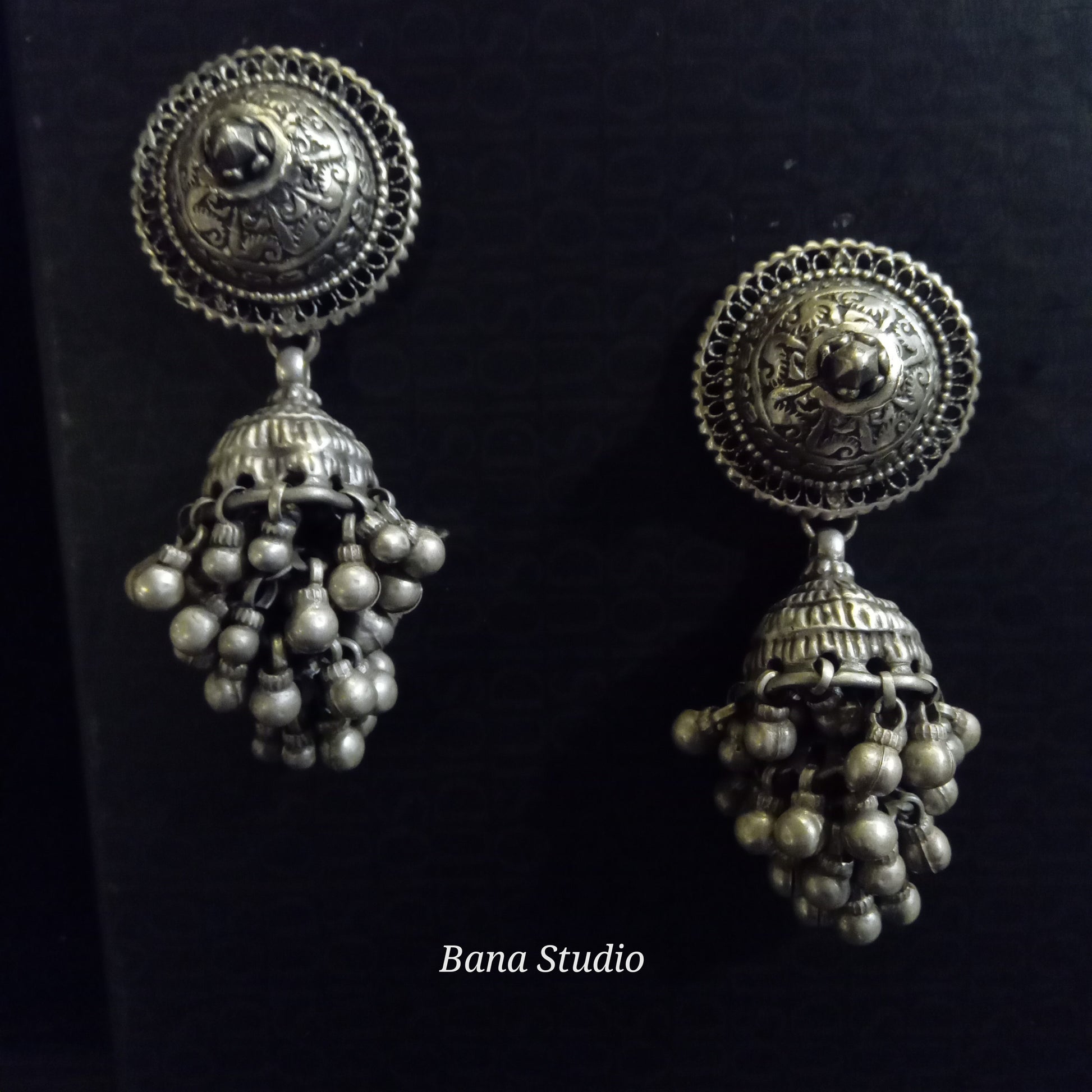 Tribal Sil Earrings Bana Studio