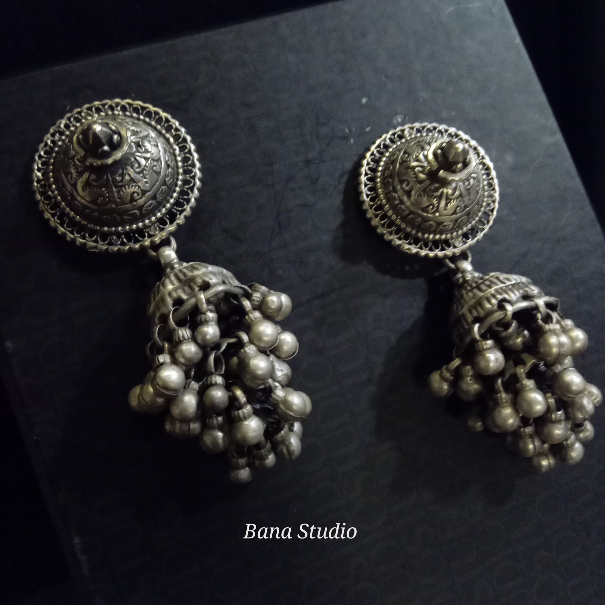 Tribal Sil Earrings Bana Studio