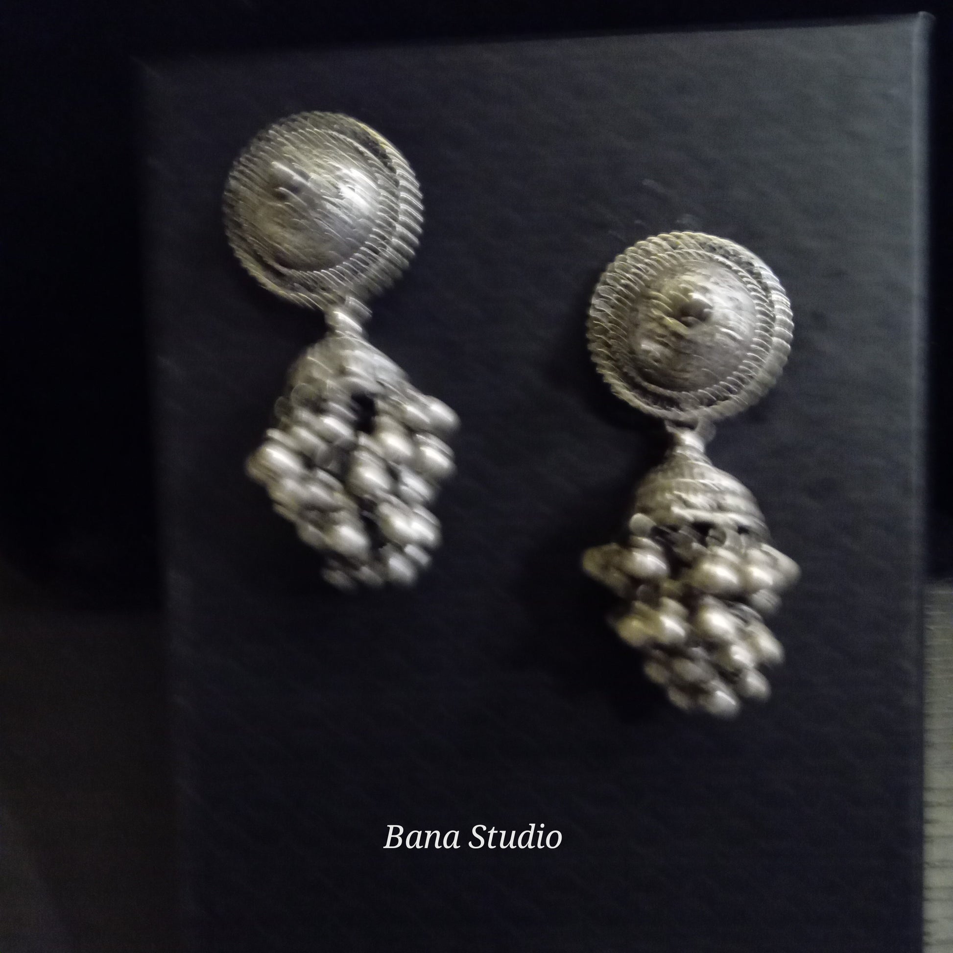 Tribal Sil Earrings Bana Studio