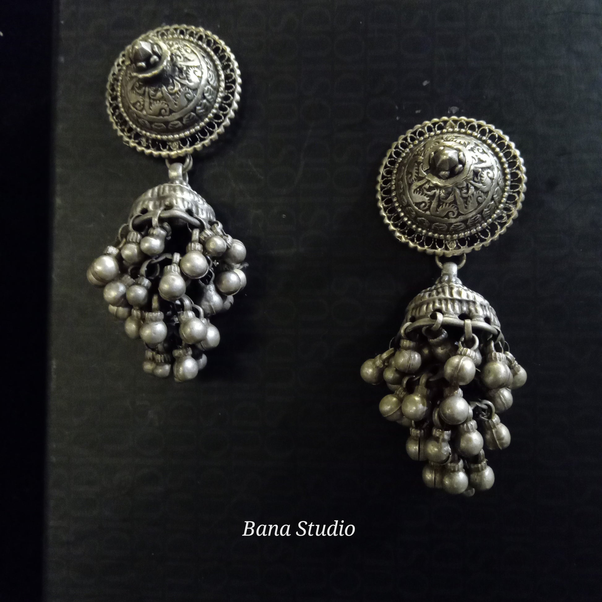 Tribal Sil Earrings Bana Studio