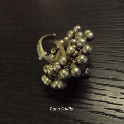 Tribal Sil Ring Bana Studio