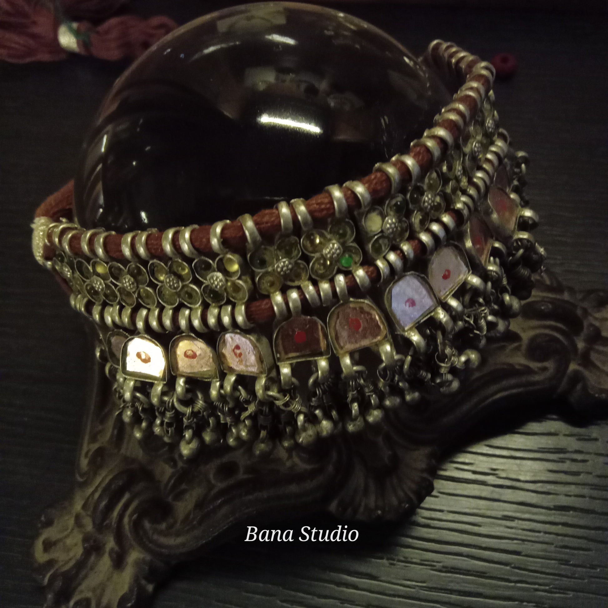 Folk Sil Necklace Bana Studio