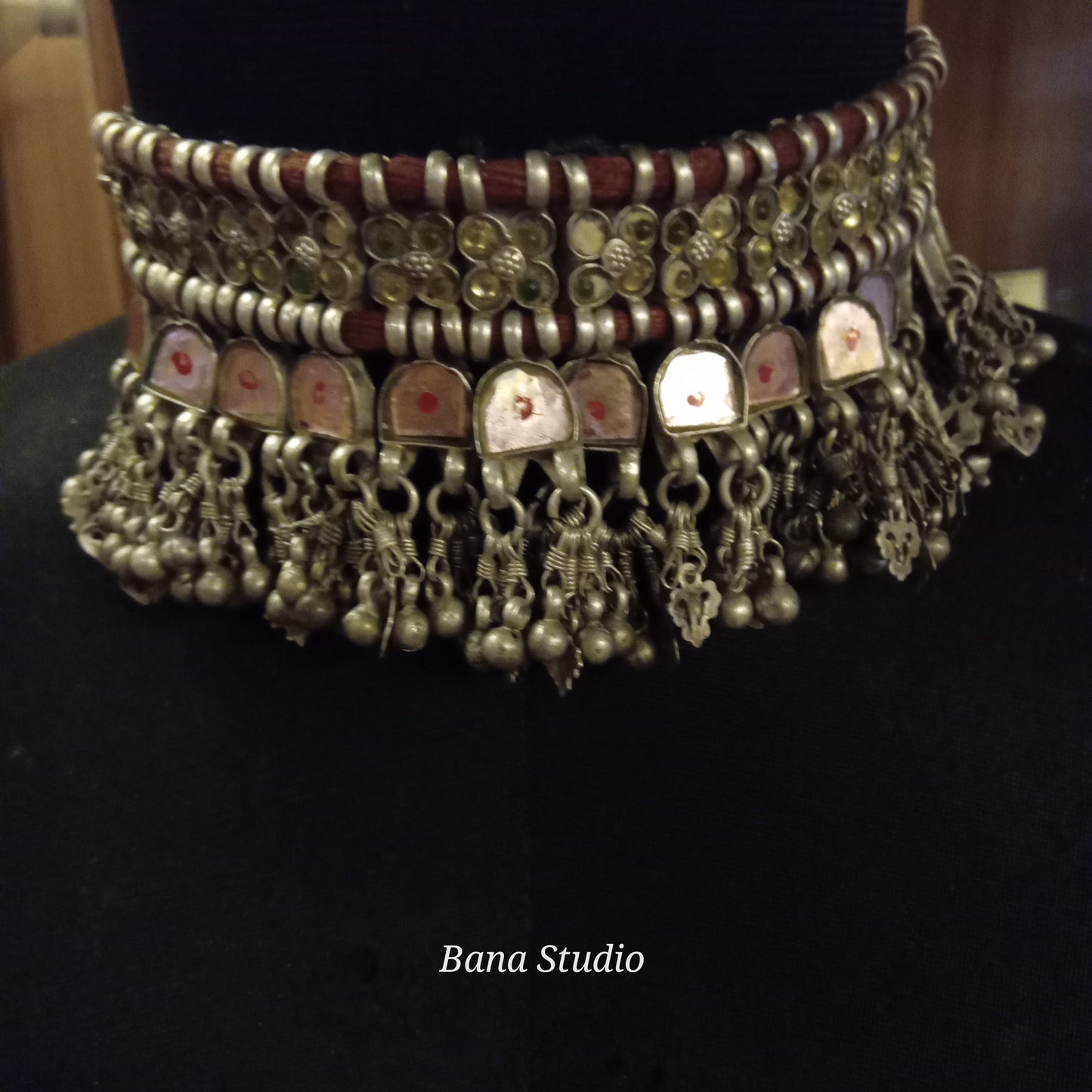 Folk Sil Necklace Bana Studio