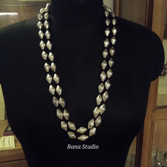 2 line Bead Necklace Bana Studio