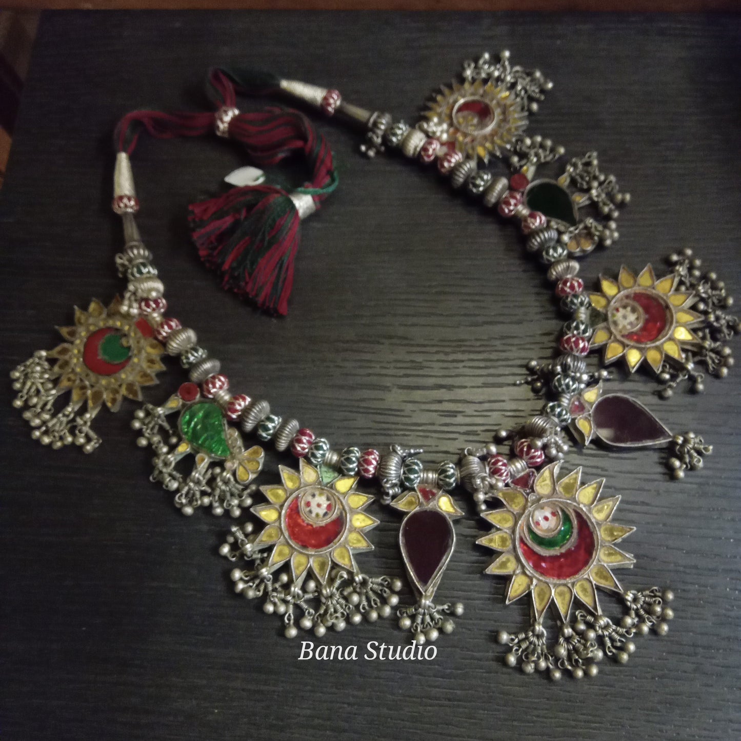 Folk Sil Necklace Bana Studio