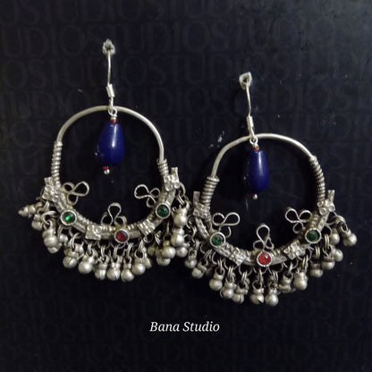 Tribal Sil Earrings Bana Studio