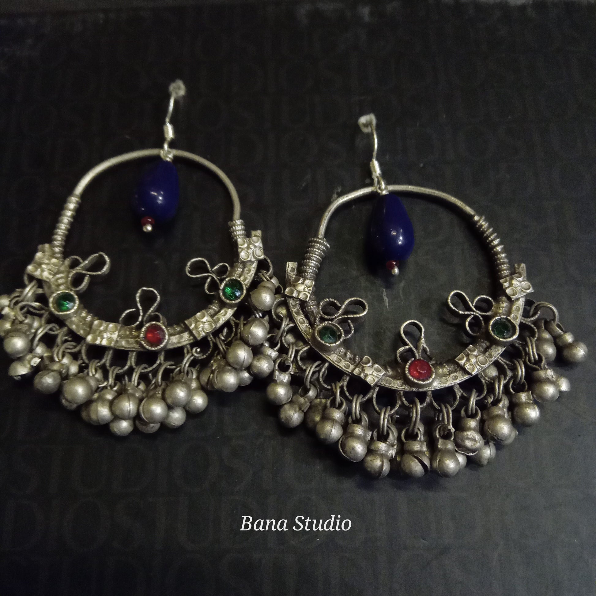 Tribal Sil Earrings Bana Studio