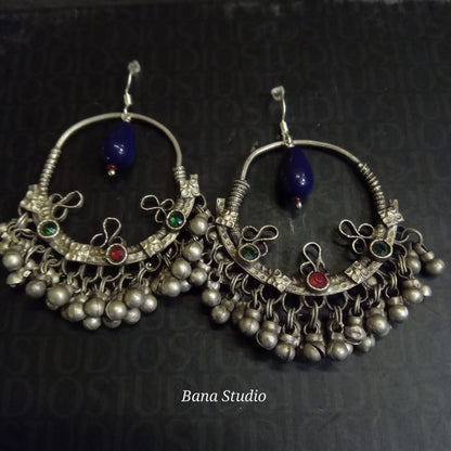 Tribal Sil Earrings Bana Studio