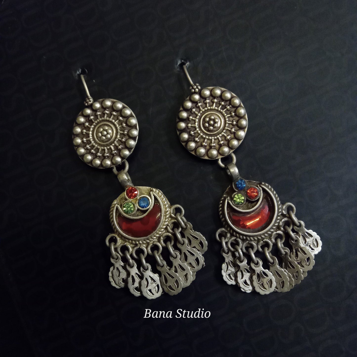 Tribal Sil Earrings