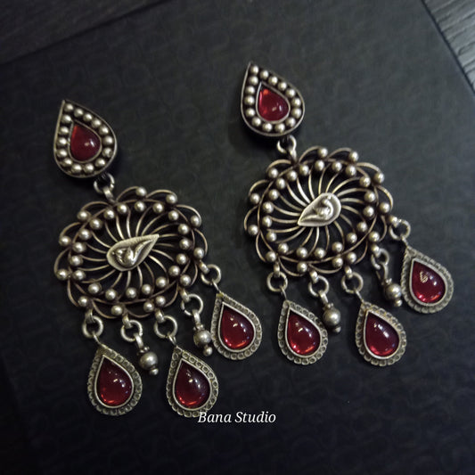 Tribal Sil Earrings