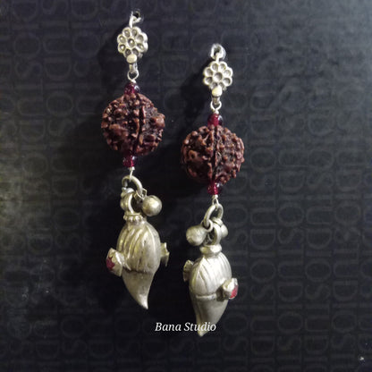 Rudraksha Earrings