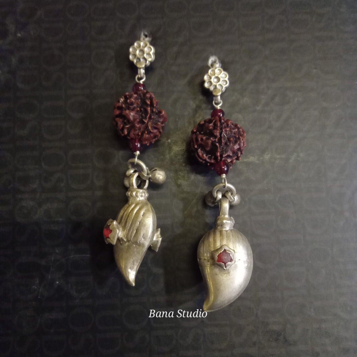 Rudraksha Earrings