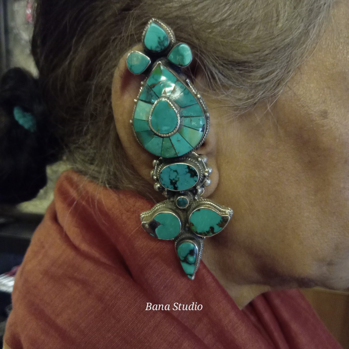Ladakhi Earrings